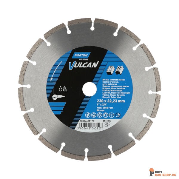 nortonschleifmittel/NORTON_schleifmittel_70184625178 Diamond Blade Norton Vulcan UNI 23x22.23 8x2.4_150797